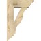 Ekena Millwork Funston Traditional Rough Sawn Bracket w/ Offset Brace, Douglas Fir, 6"W x 16"D x 24"H BKT0604X16X24FST01RDF - alternate 2